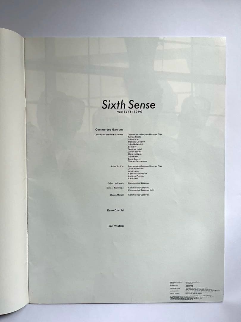 COMME des GARCONS SIX Nunber5／1990