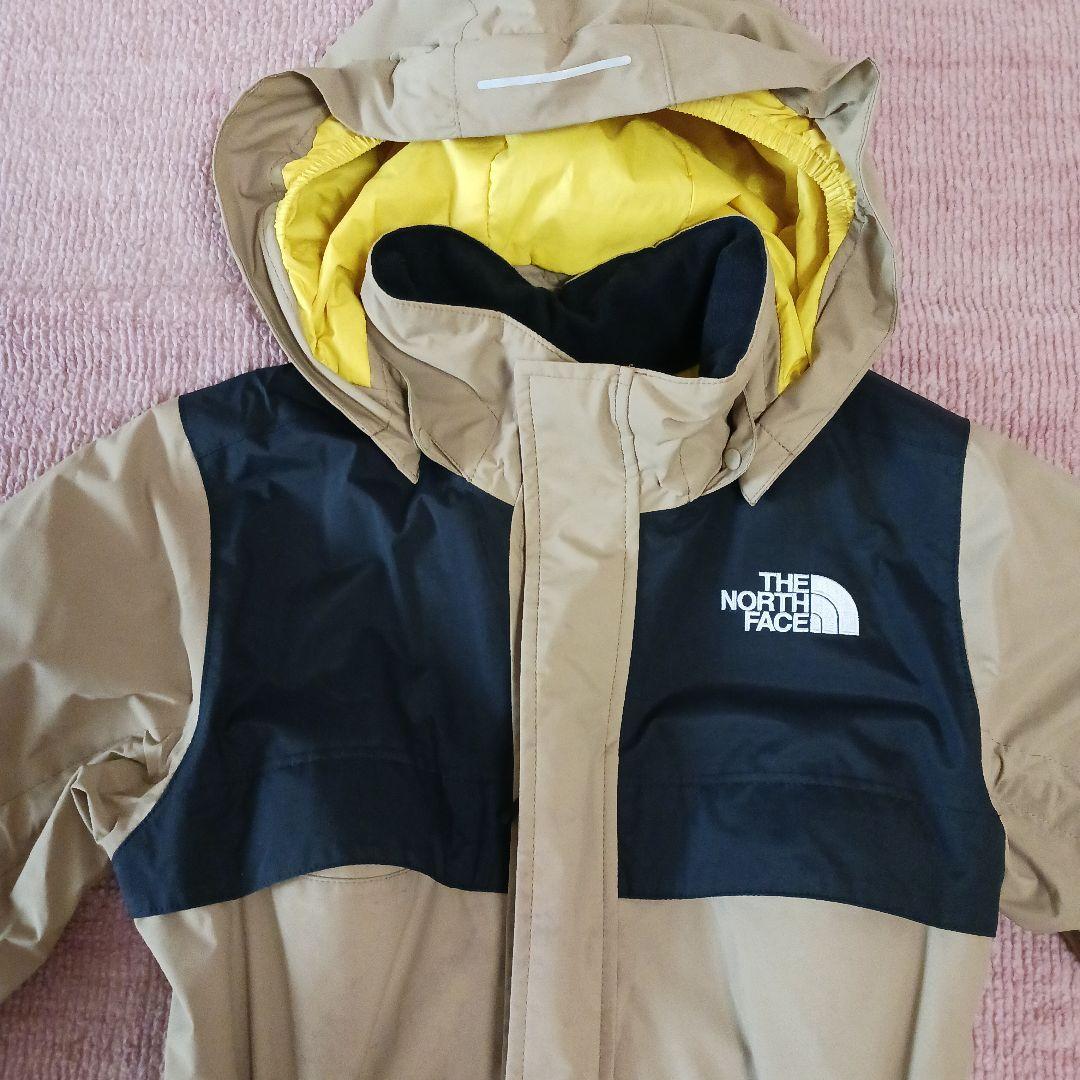 THE NORTH FACE スノーウェア 120手の長さ足の長さ帽子調節可能