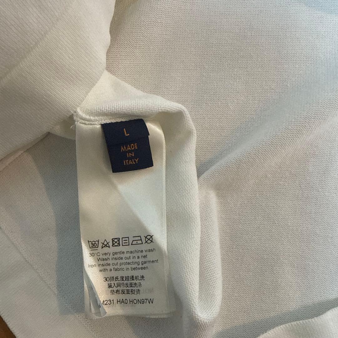 LOUIS VUITTON 刺繍 Tシャツ ホワイト