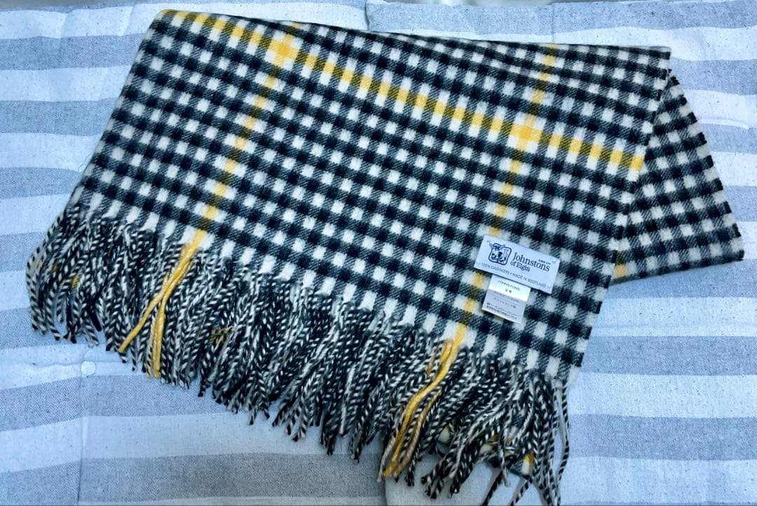 【定価93,500円】ジョンストンズ ドレステリア別注 カシミヤ ストール