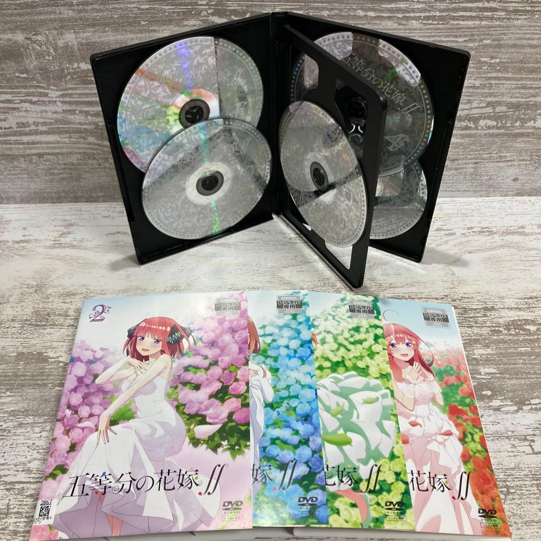 ♦︎新品ケース付き♦︎ 五等分の花嫁 1期+2期+劇場版 レンタルDVD 全話完結