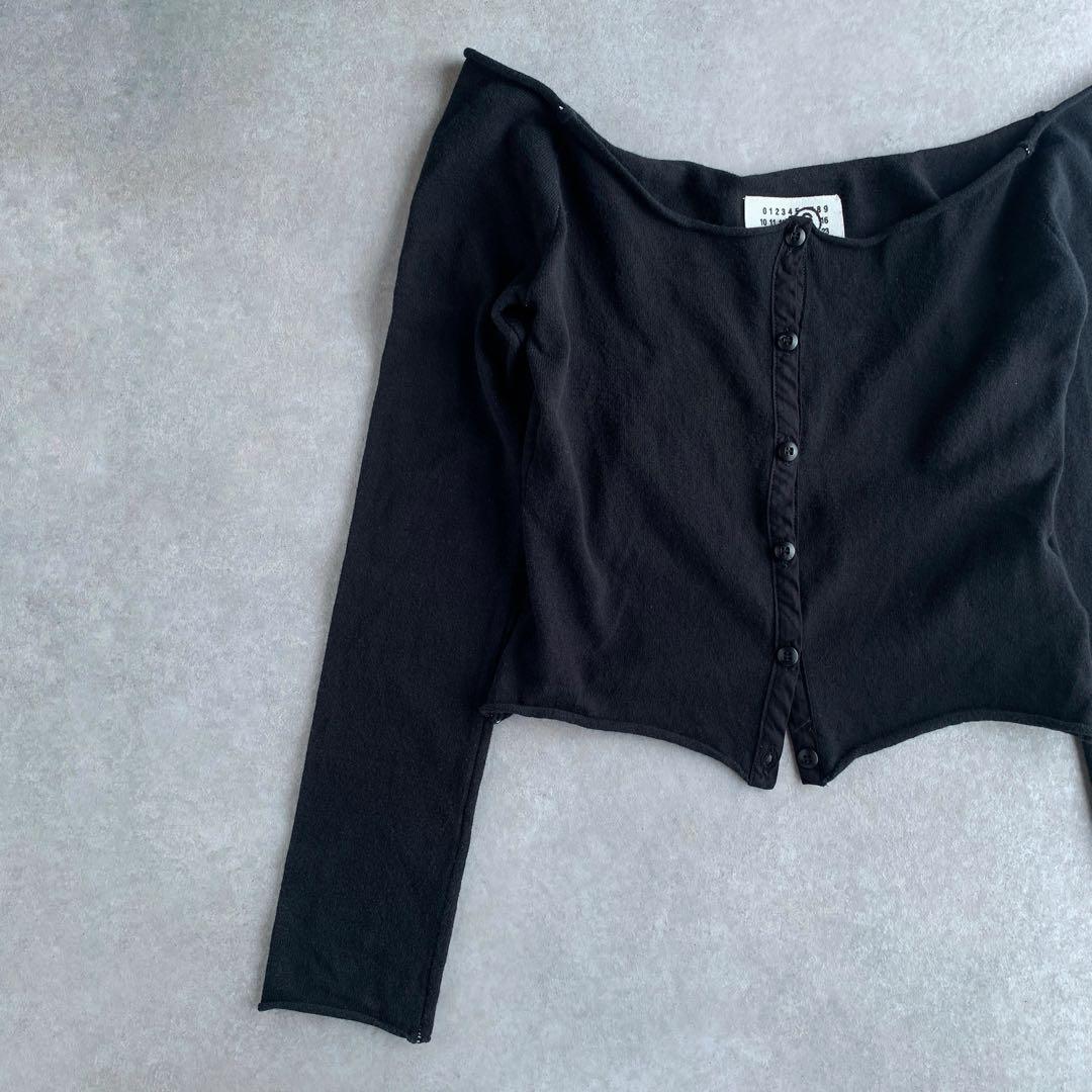 Martin Margiela ⑥ ボレロカーディガン ここのえ期 黒 Y2K