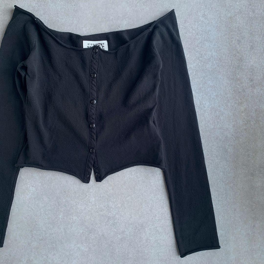 Martin Margiela ⑥ ボレロカーディガン ここのえ期 黒 Y2K