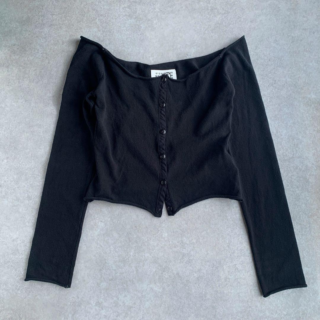 Martin Margiela ⑥ ボレロカーディガン ここのえ期 黒 Y2K