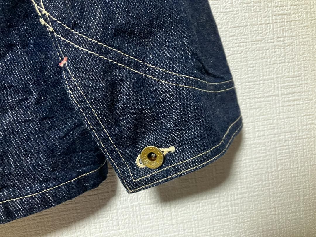 【美品】フルカウント FULL COUNT デニム カバーオール 38