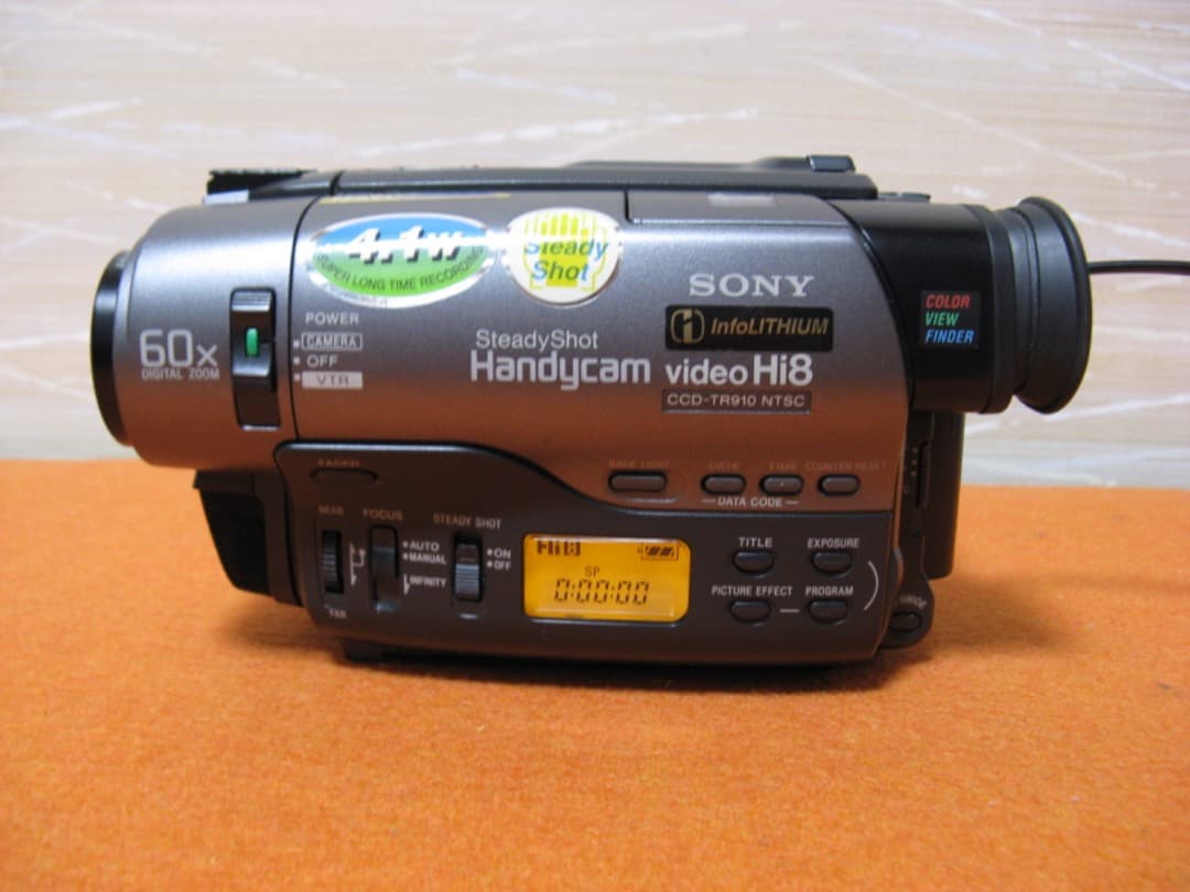 動作OK❗️☆SONYのHi8/8ミリビデオカメラ/CCD-TR910