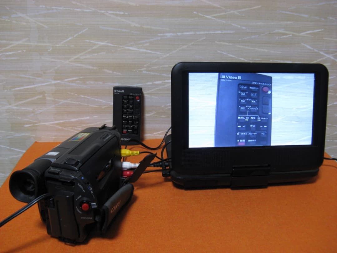 動作OK❗️☆SONYのHi8/8ミリビデオカメラ/CCD-TR910