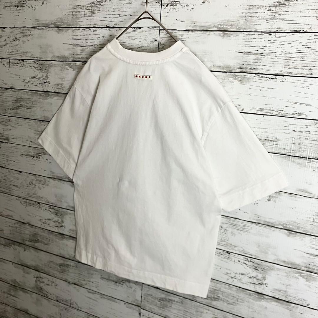 MARNI センターロゴプリント Tシャツ 肉厚生地 36