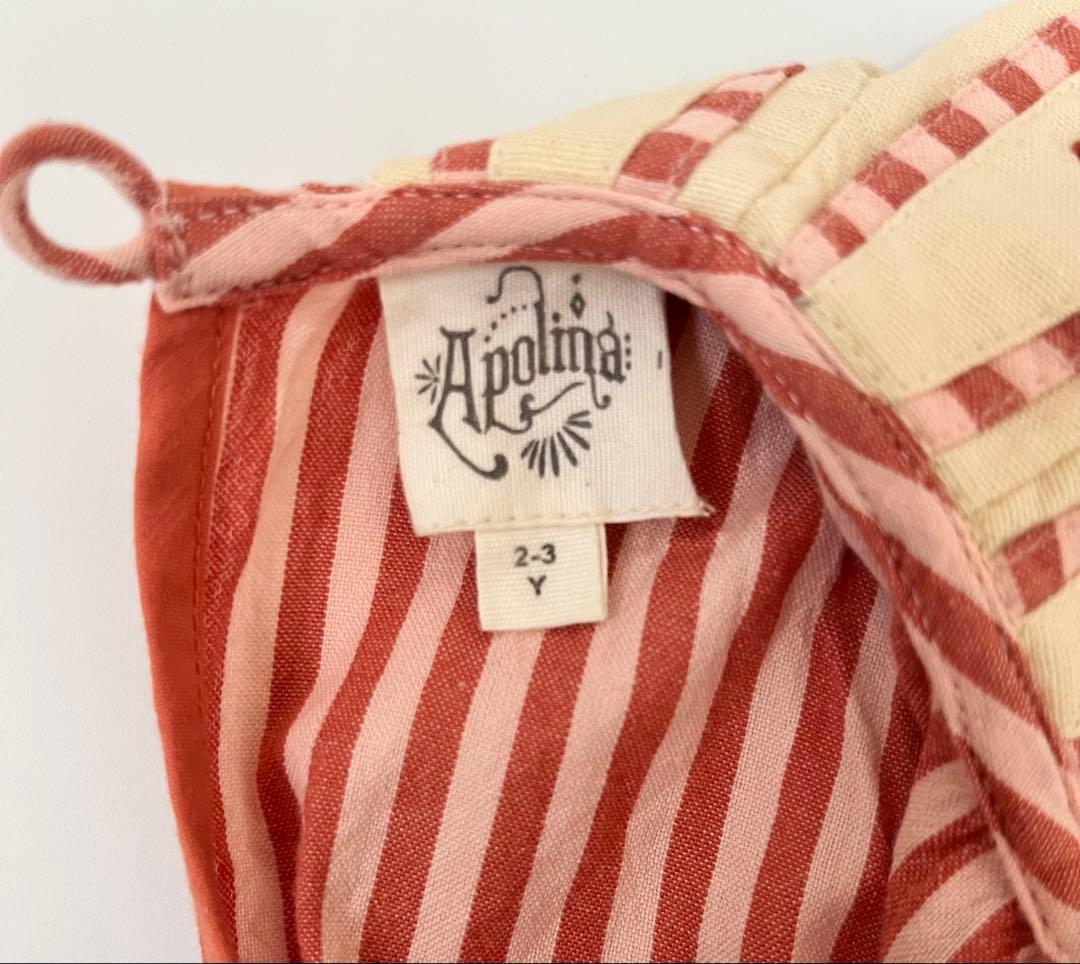 ワンピース Apolina FLORA DRESS MAYOLS STRIPE 2-3y