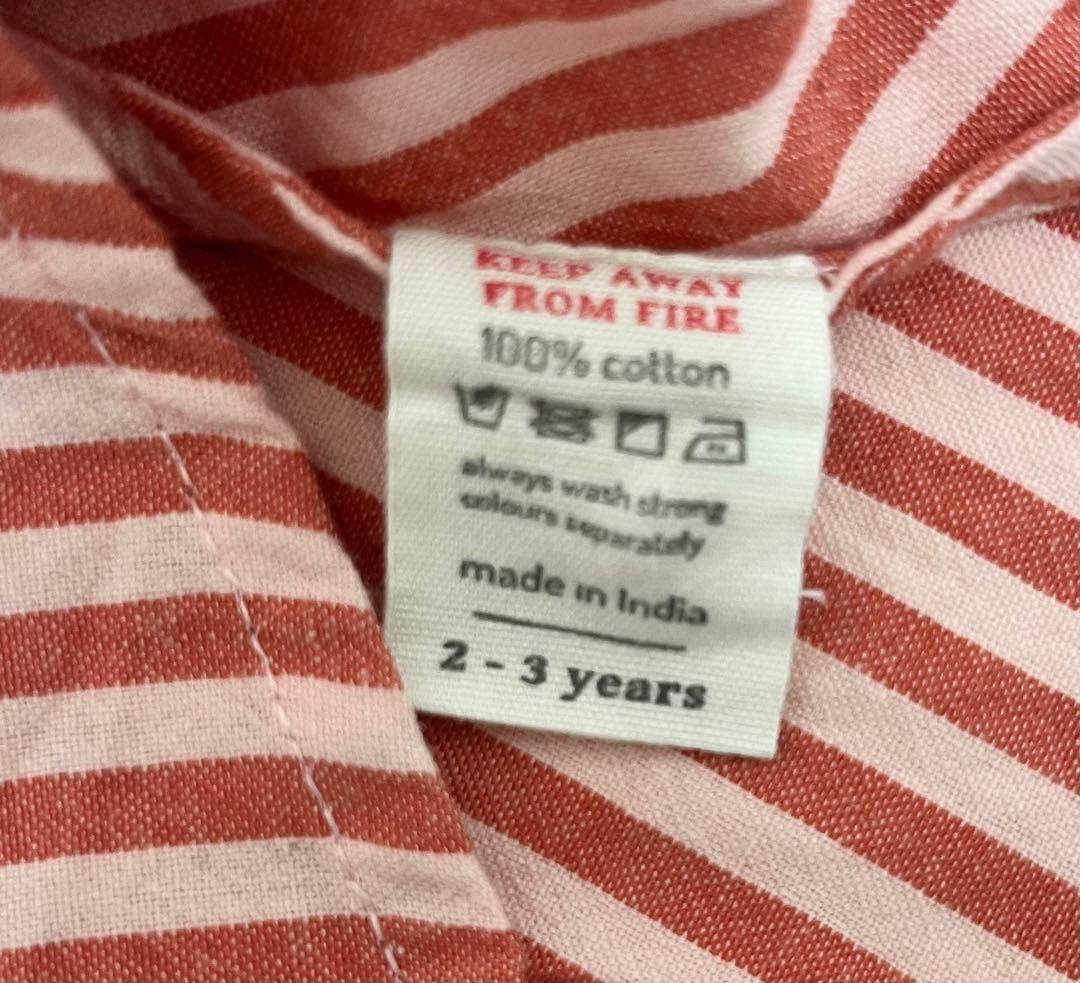 ワンピース Apolina FLORA DRESS MAYOLS STRIPE 2-3y