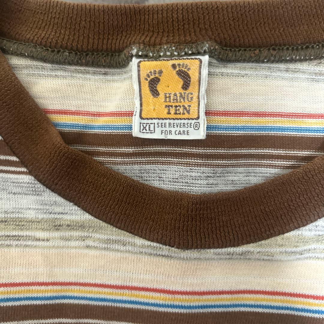 70s-80sHANG TEN ボーダーTシャツ