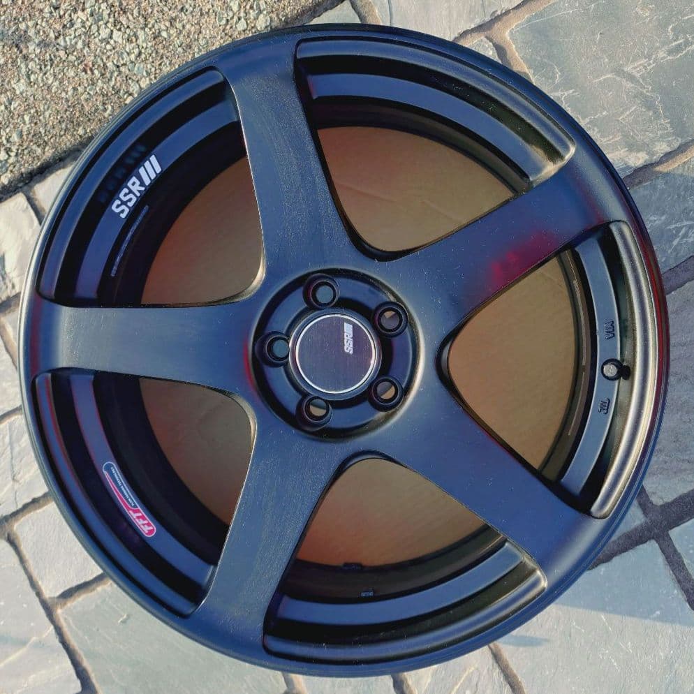 SSR GTV01 マット ブラック ホイール 4本セット 18インチ