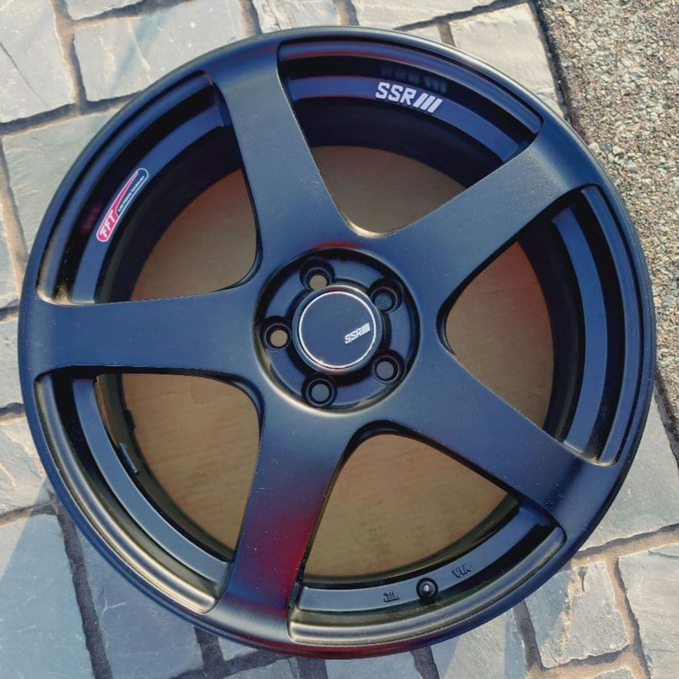 SSR GTV01 マット ブラック ホイール 4本セット 18インチ