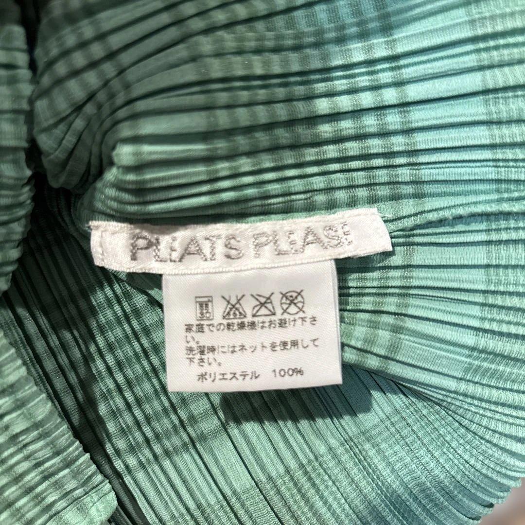 PLEATS PLEASE 半袖Tシャツ ミントグリーン イッセイミヤケ