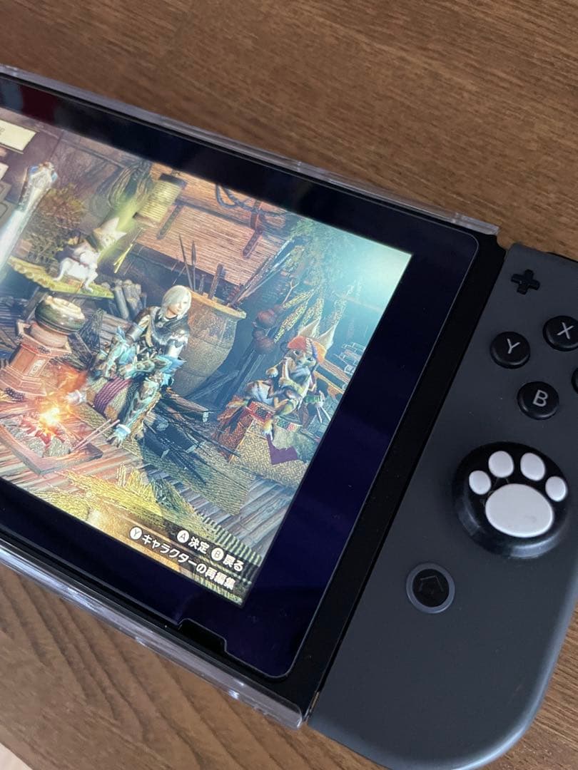 Switch 本体 グレー バッテリー強化 拡張モデル スイッチ モンハン SD