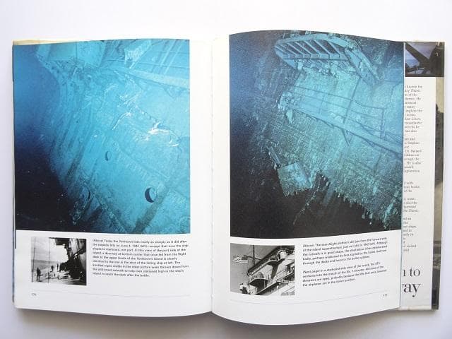 洋書◆ミッドウェー海戦 写真集 本 船 海底調査 ヨークタウン 日本軍 アメリカ