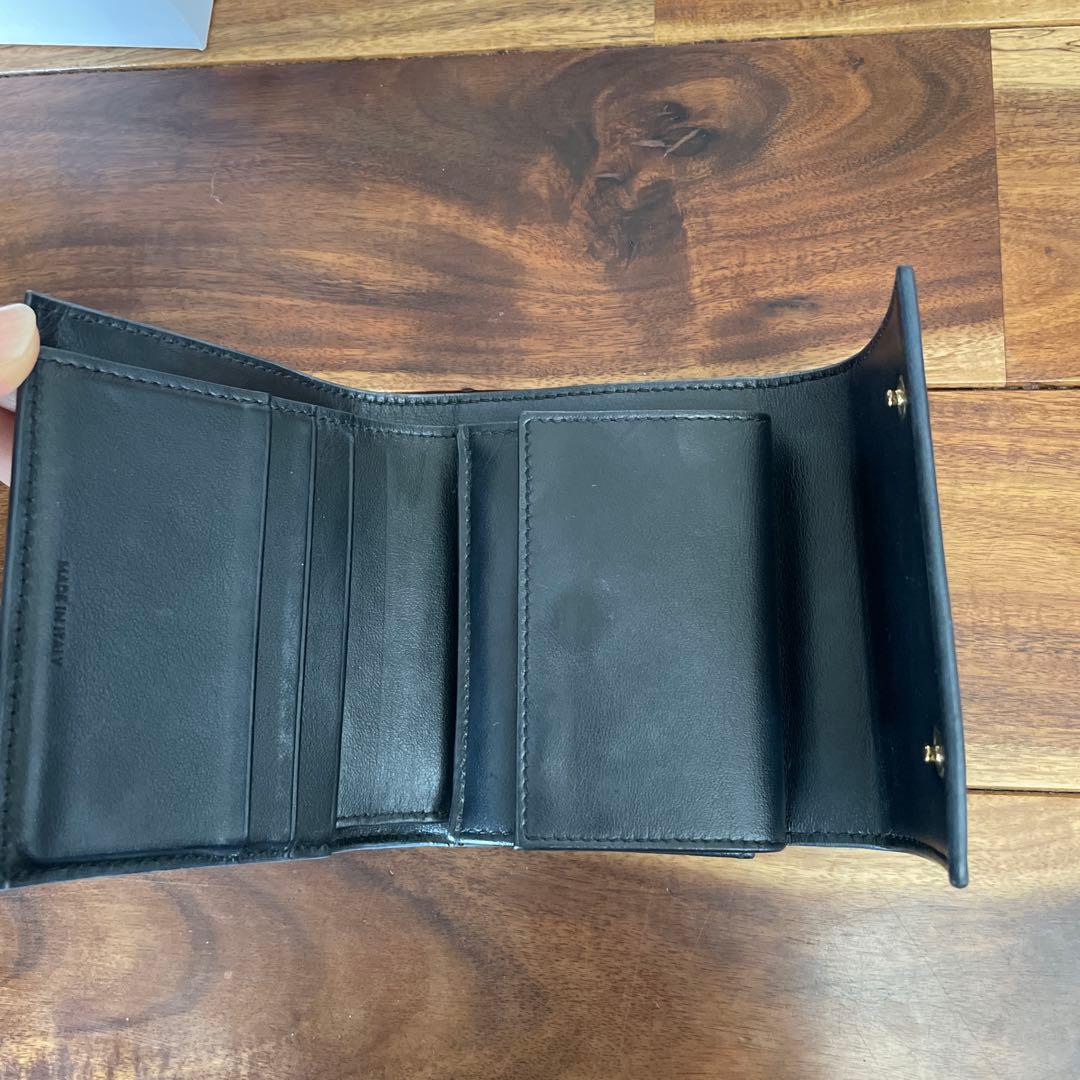 CELINE 小さな三つ折り財布 ブラック