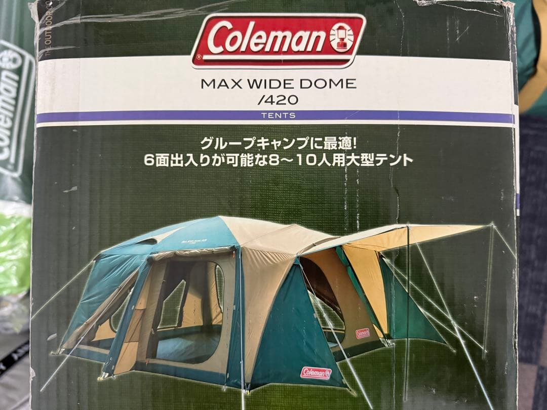 M*x様 Coleman Max Wide Dome 420 キャンプテント
