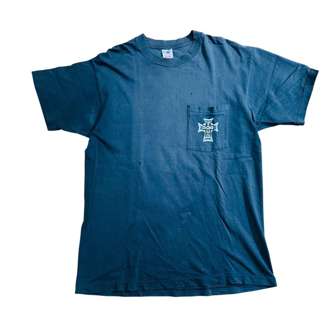 90s DOGTOWN クロスロゴ Tシャツ USA製 L シングルステッチ