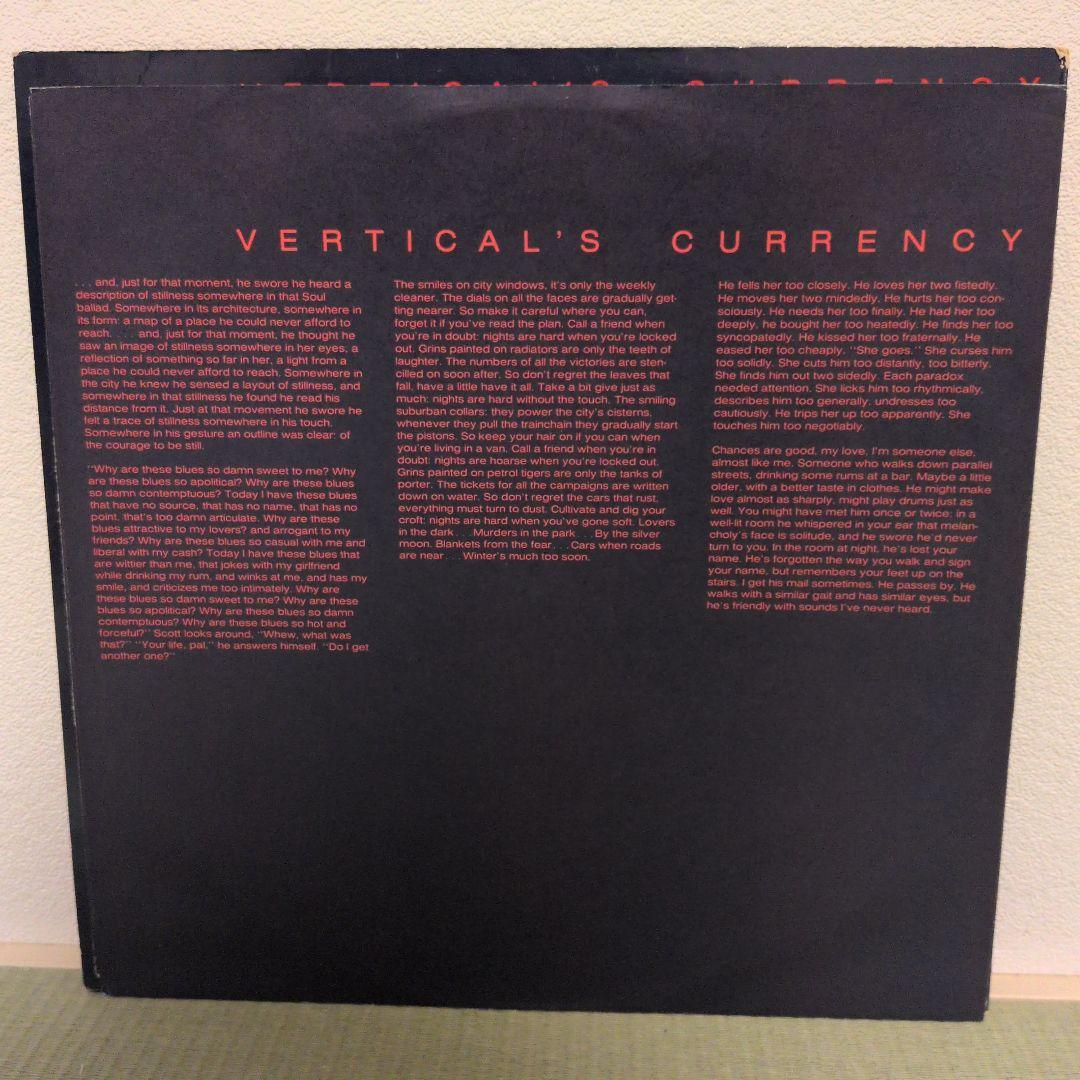 ★オリジナル盤 KIP HANRAHAN VERTICAL'S CURRENCY