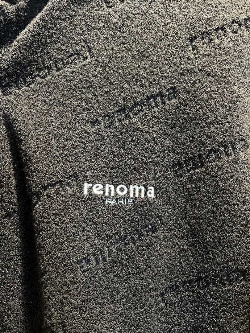 renoma golf　セットアップ　黒　上下XL