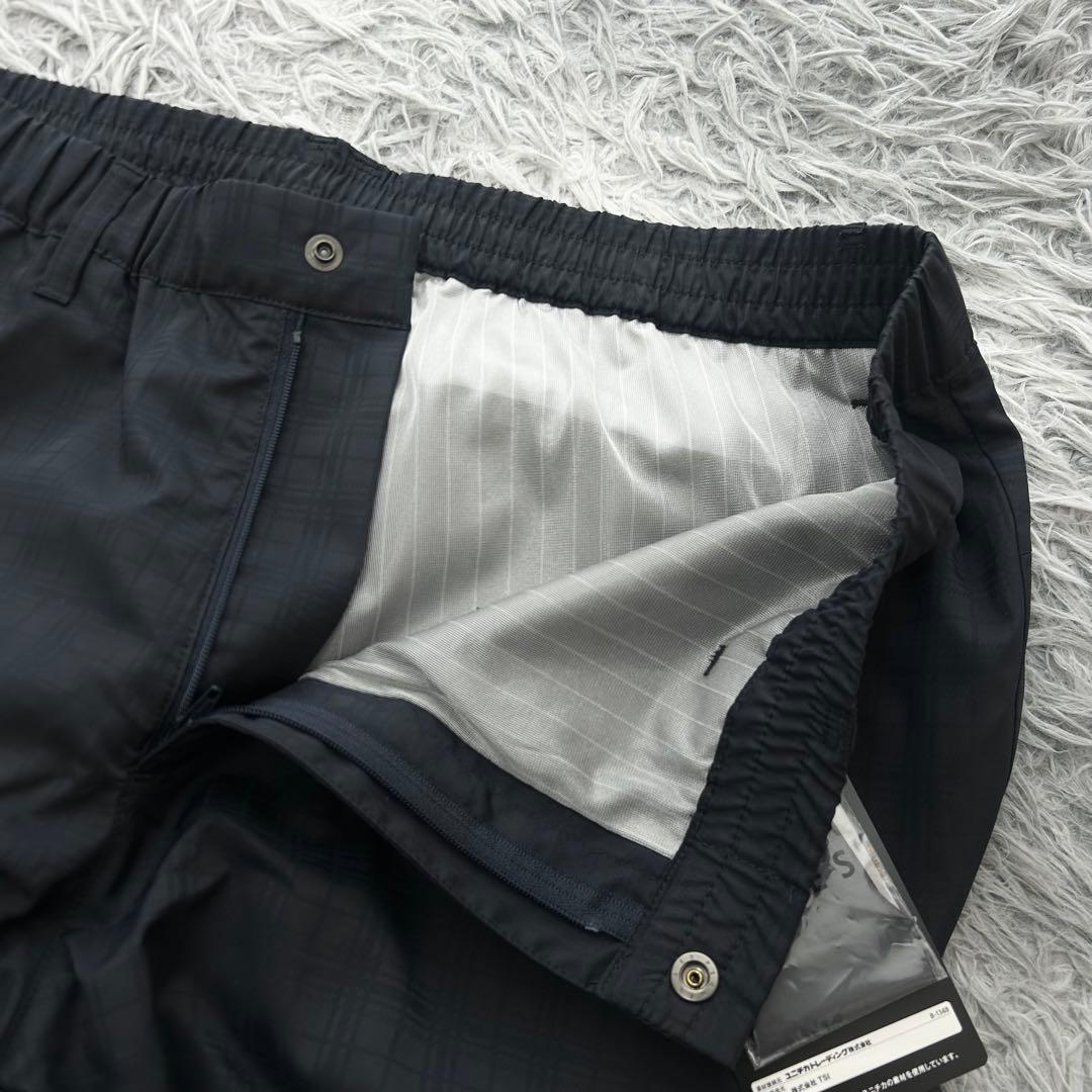 新品　パーリーゲイツ　パンツ　ストレッチ　ウエストゴム　蓄熱　ネイビー　サイズ7