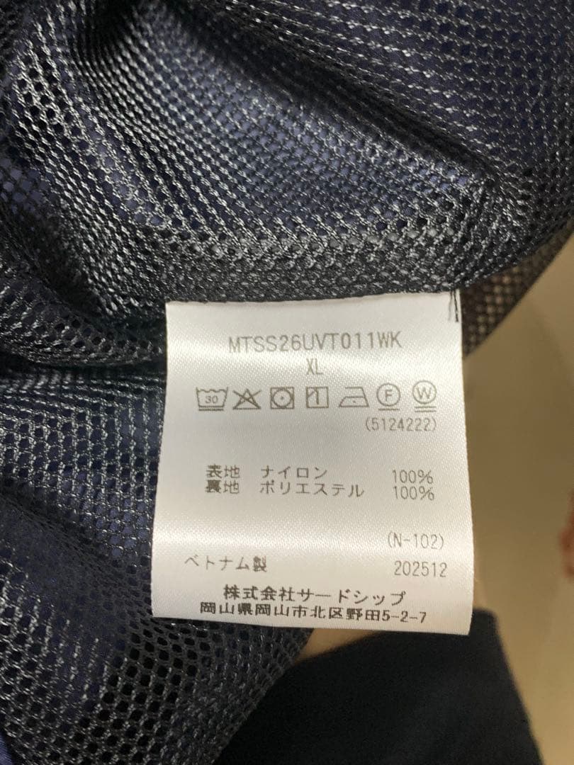 Marmot × WAKE. x Alwayth　ベスト　XL ネイビー