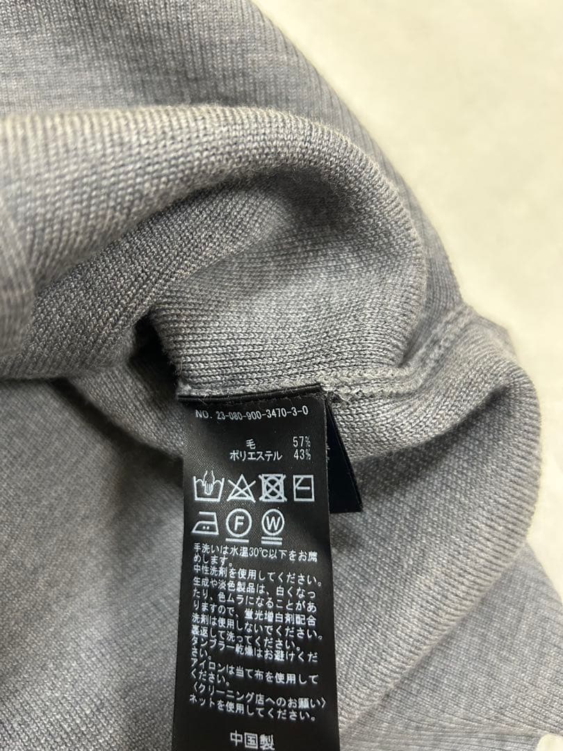 最終お値下げ　新品　IENA スーパーファインスムース ポンチョカーディガン