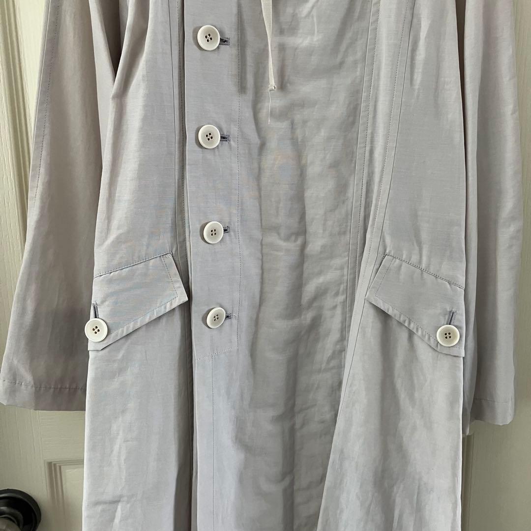 新品タグ付き✨クレッシェントCRESCENT✨スプリングリネン混ロングコートM