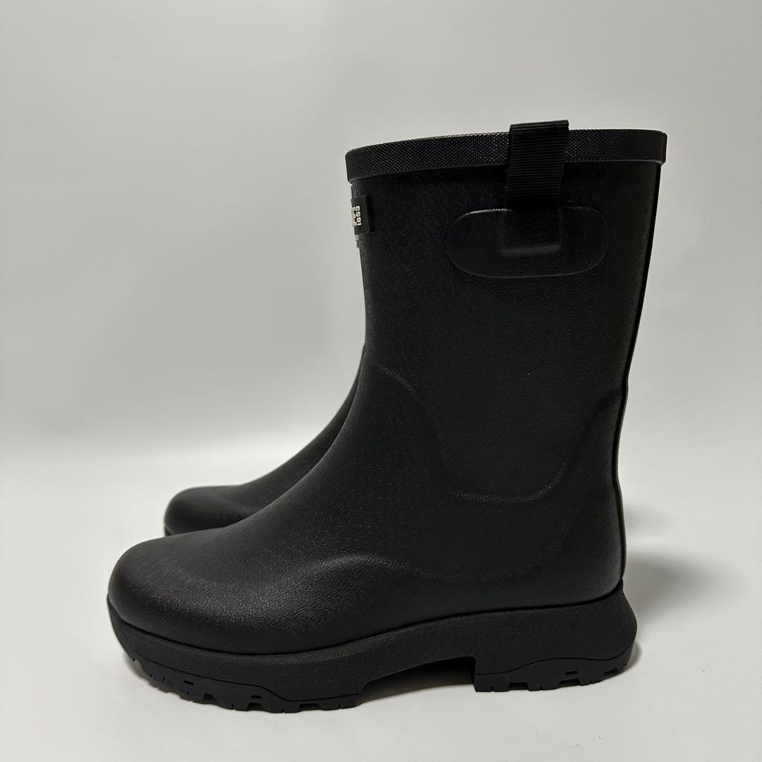 【超美品】AIGLEエーグル アリア ラバーブーツ22.5cmブラック