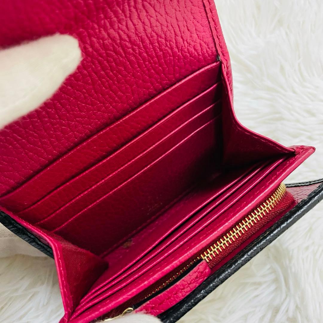 極美✨ GUCCI 二つ折り財布 GG マーモント バイカラー 日本限定