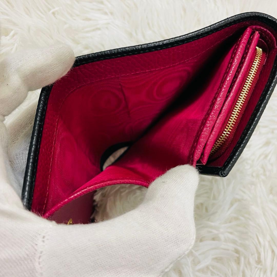 極美✨ GUCCI 二つ折り財布 GG マーモント バイカラー 日本限定