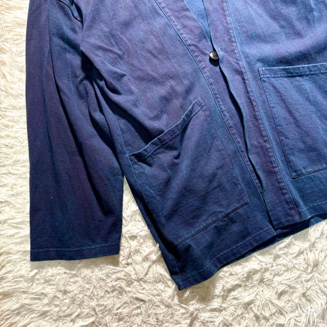 【美品】BLUE BLUE インディゴ染めジャケット　2 コットン　日本製