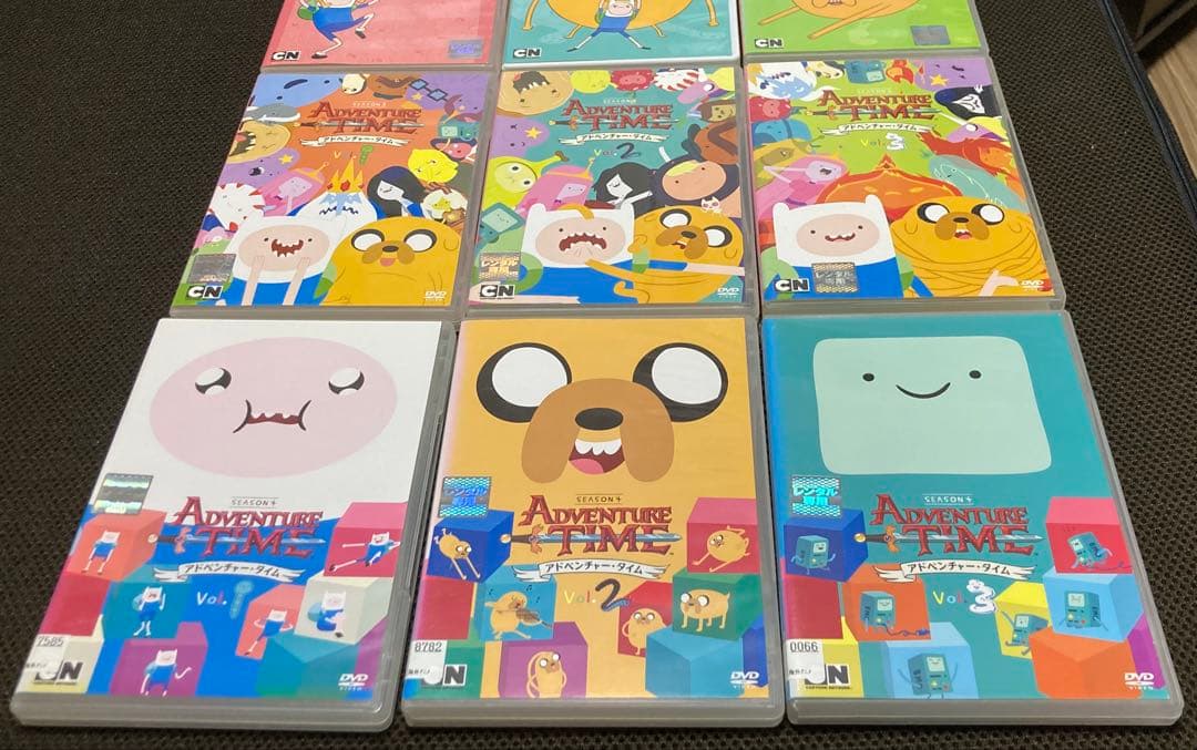アドベンチャー・タイム DVD season1〜4 全12巻セット　ケース付き