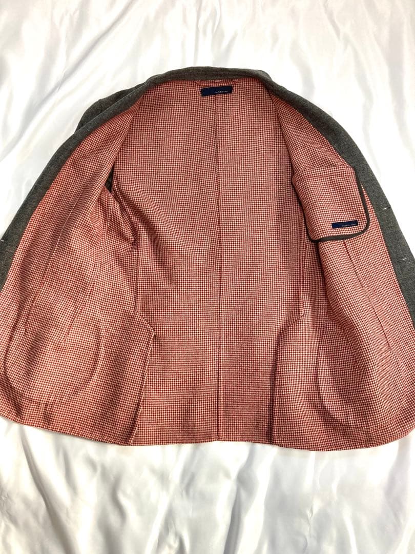 LARDINI ラルディーニ 44 ウール テーラードジャケット グレー