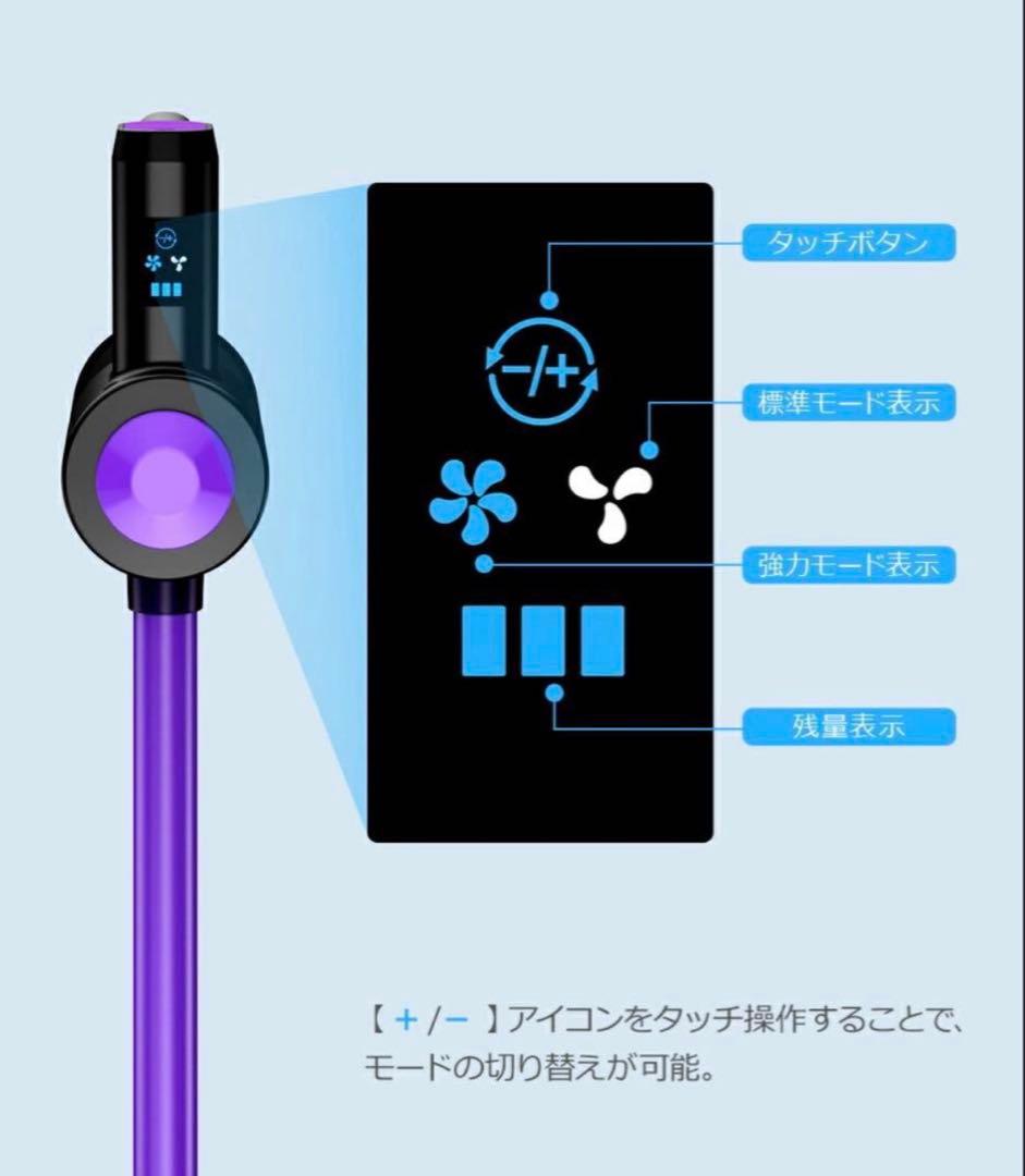 【現品一点限り】サイクロン式コードレス掃除機35000Pa
