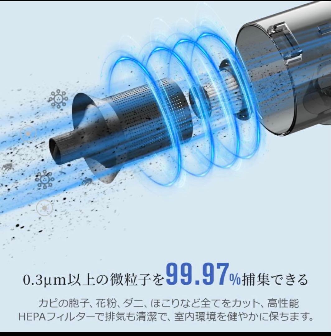 【現品一点限り】サイクロン式コードレス掃除機35000Pa