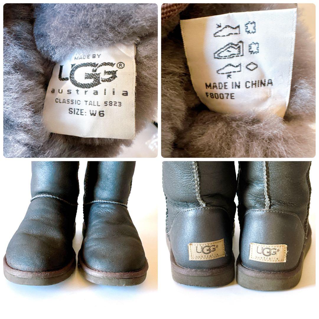 UGG ムートンブーツ クラシックトール メタリックピューター 希少カラー レア