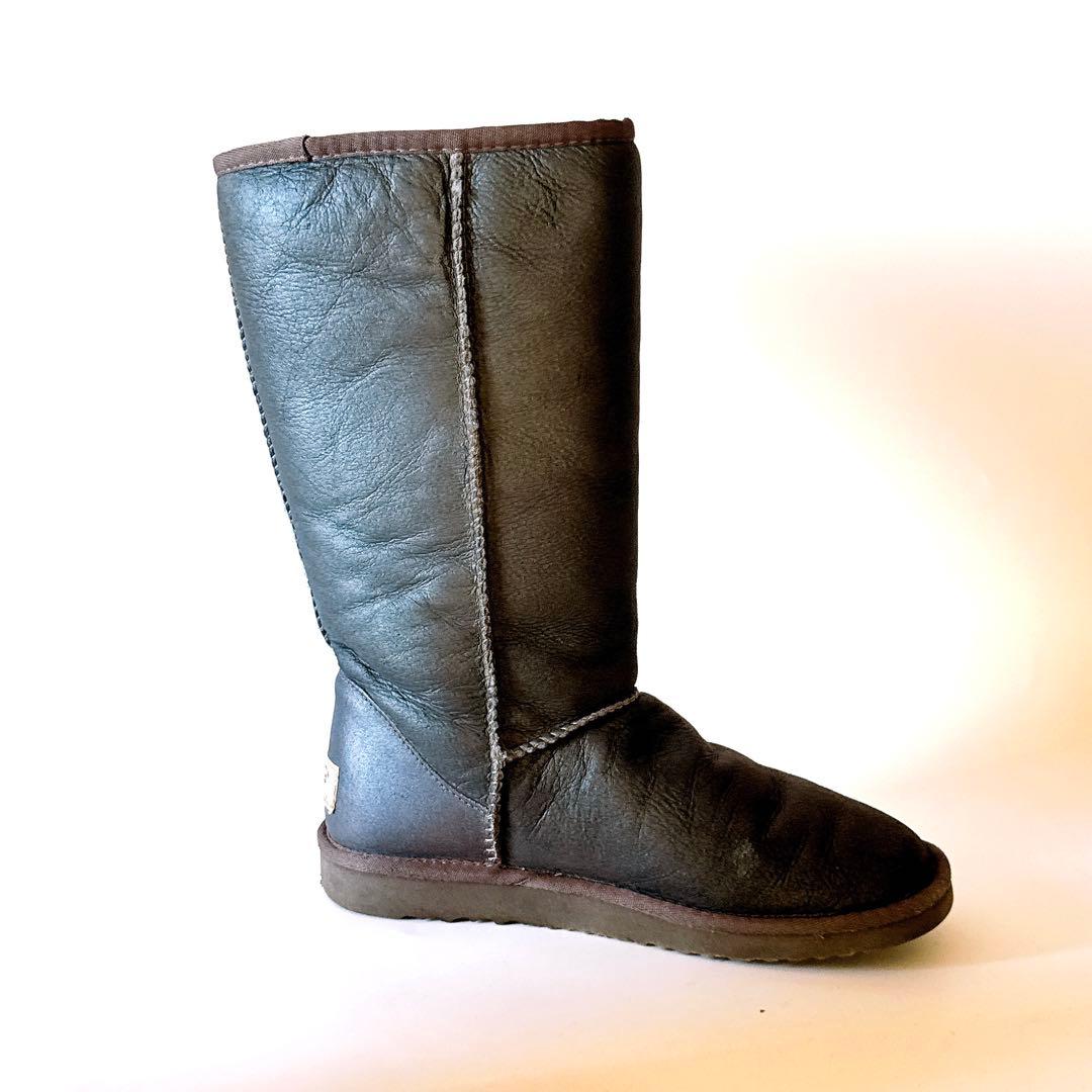 UGG ムートンブーツ クラシックトール メタリックピューター 希少カラー レア
