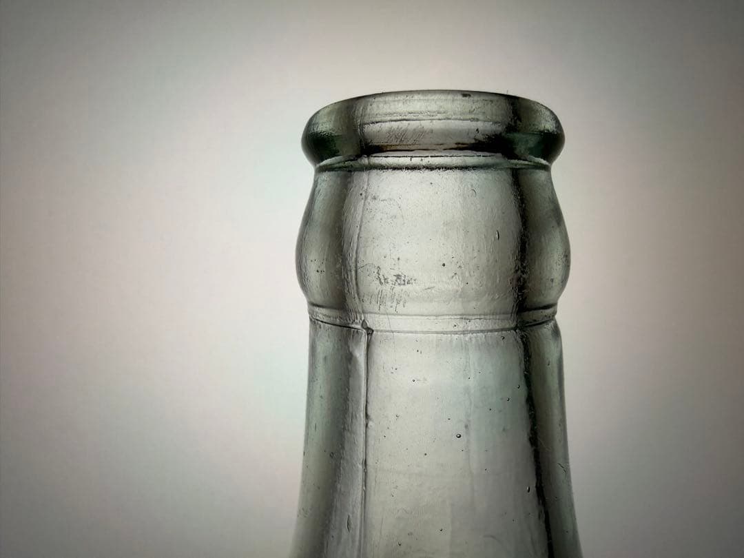 D16 1920年代　コカコーラ コンツァーボトル ライトグリーン 瓶