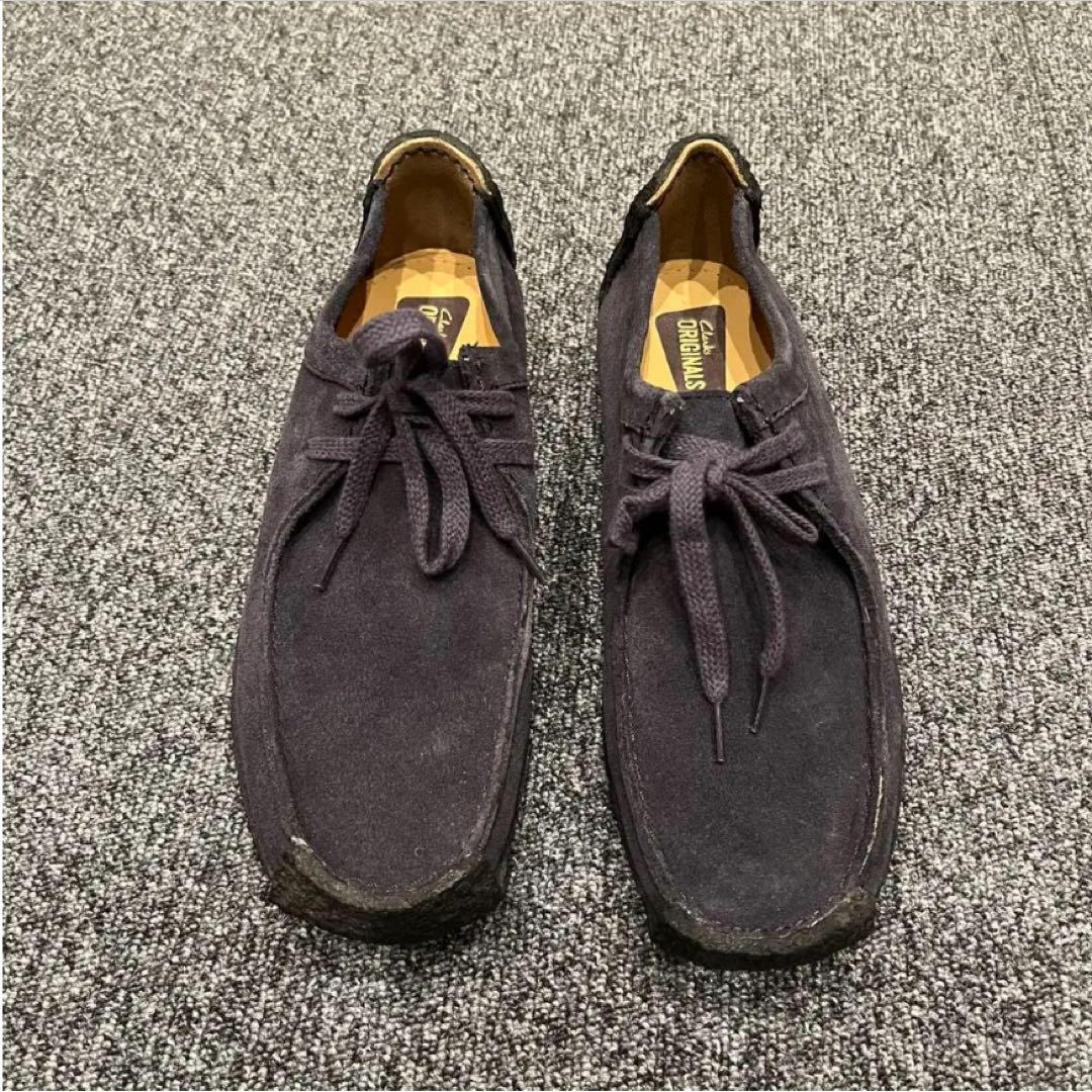 美品CLARKS Wallabeeクラークス ワラビー 希少メンズレザー25cm