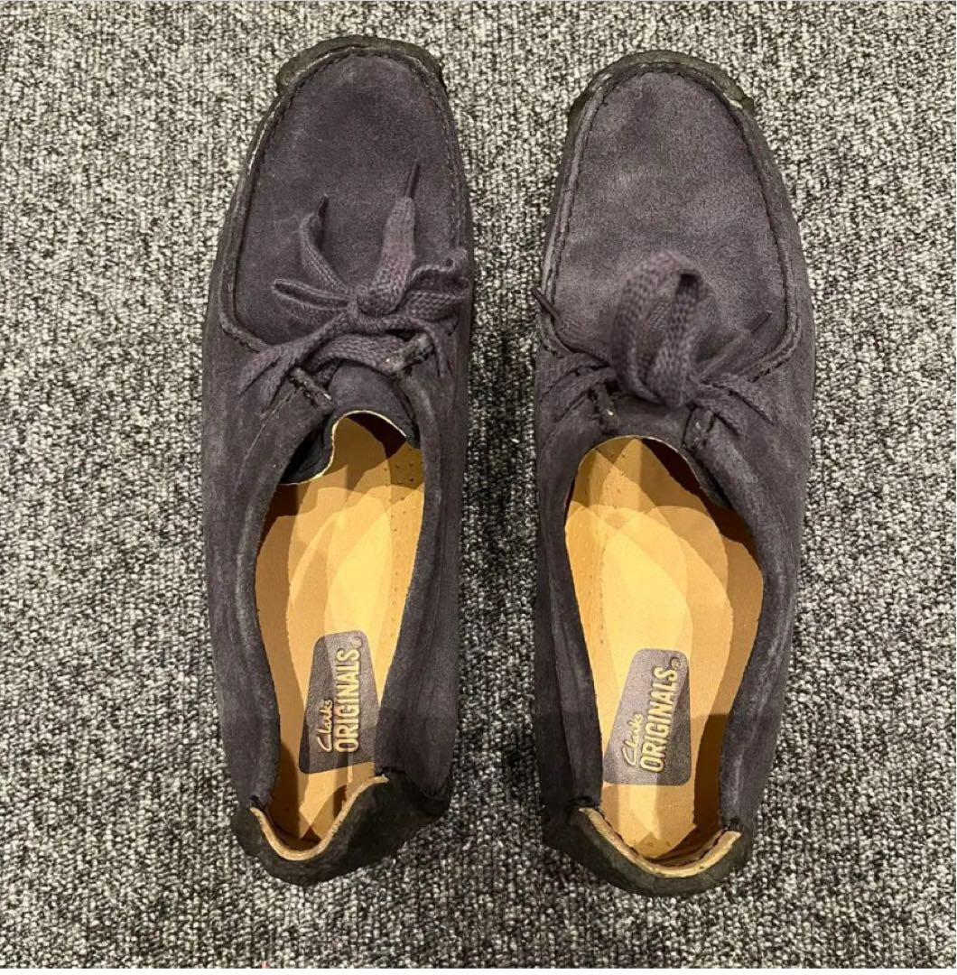 美品CLARKS Wallabeeクラークス ワラビー 希少メンズレザー25cm