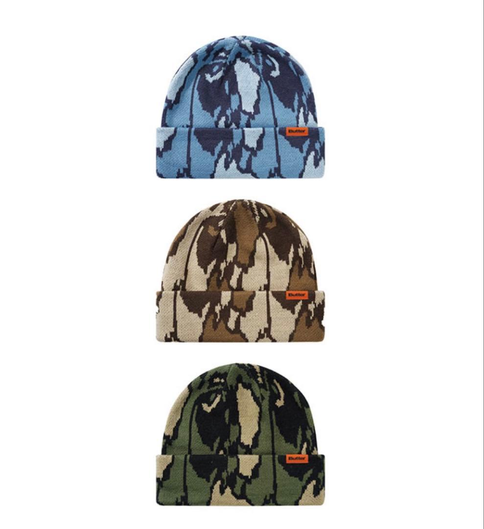 Butter Goods バターグッズ　ニット帽　ビーニー　完売商品　グリーン