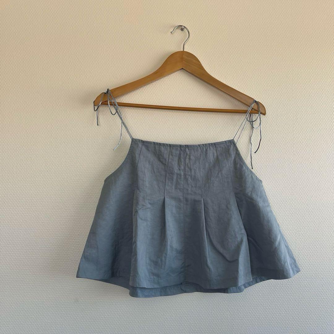 OHOTORO Pleated Cami Top 韓国　キャミ　レイヤード