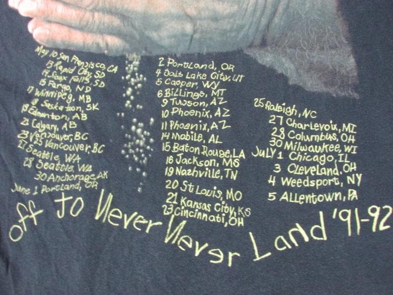 正規品 Meatllica 1991-92 tour Tシャツ