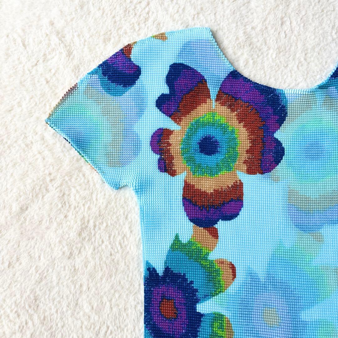 【希少品】ISSEY MIYAKE ME ミーバイイッセイミヤケ プリーツ 花柄