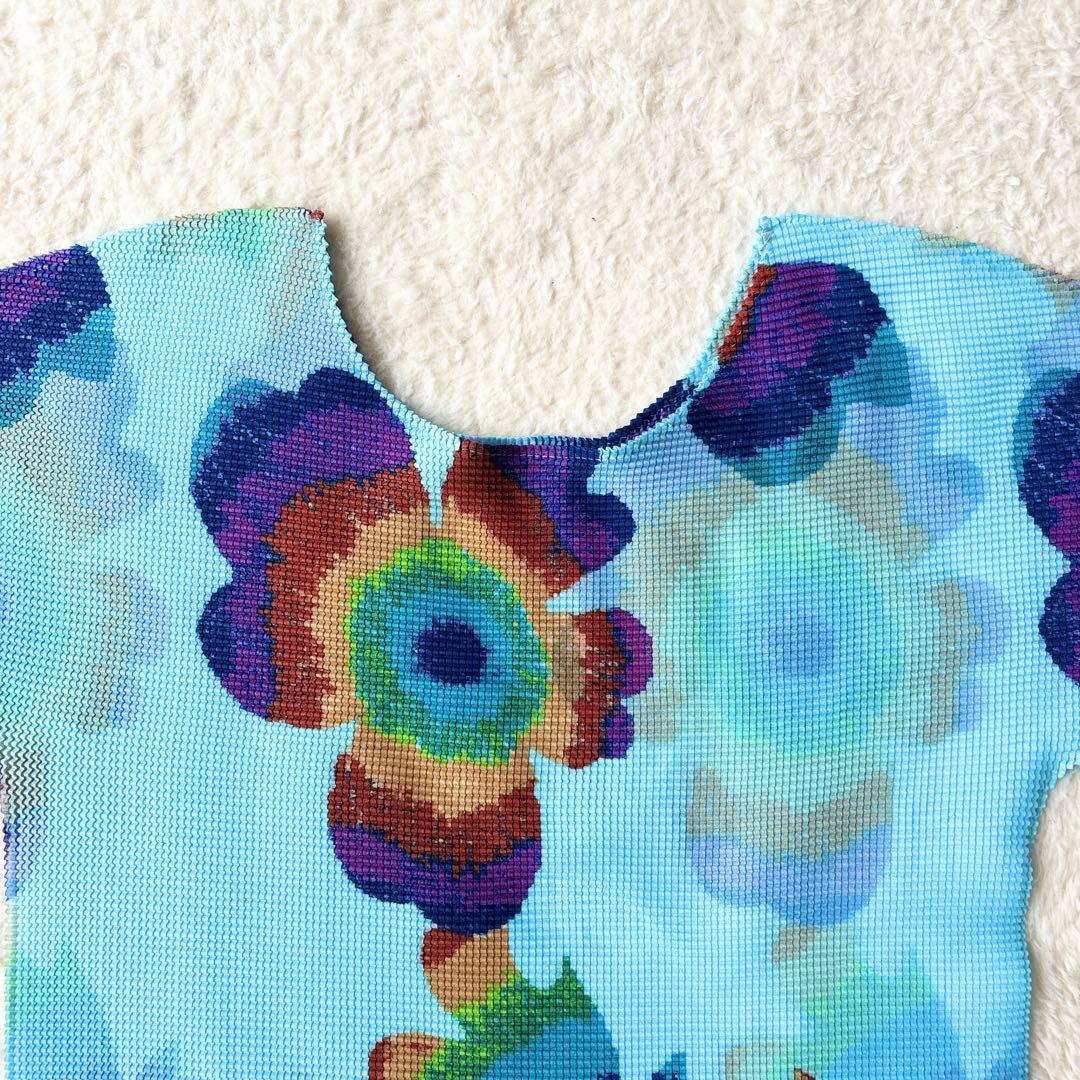 【希少品】ISSEY MIYAKE ME ミーバイイッセイミヤケ プリーツ 花柄