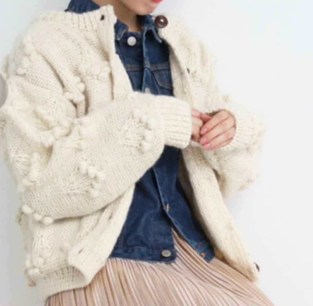 【美品】Dot & Stripes CHILD WOMAN カーディガン