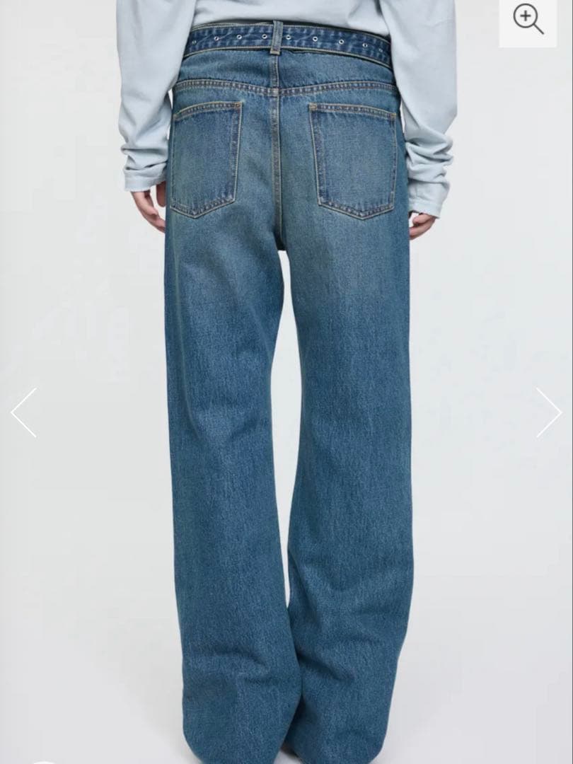 moussy LOW SLUNG ブーツカットパンツ フレアパンツ