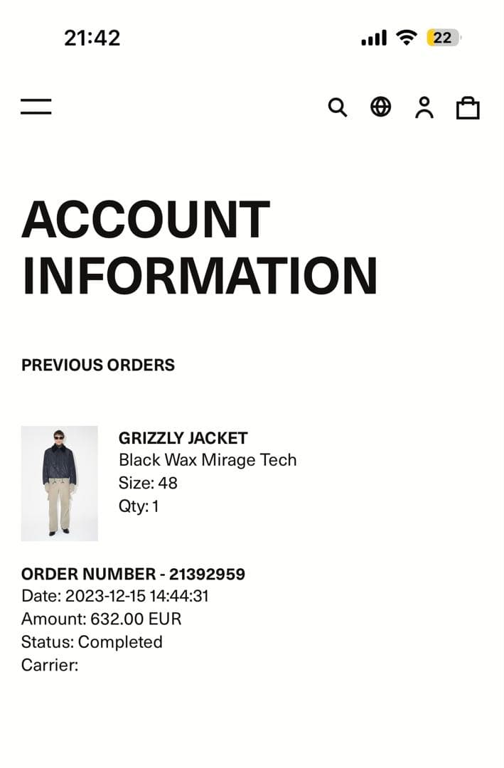 OUR LEGACY grizzly jacket グリズリージャケット　48